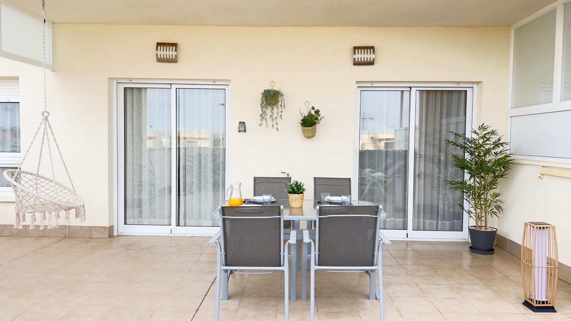 산 하비에르 La Ribera - Terraza, Piscina Y Playa 아파트 외부 사진