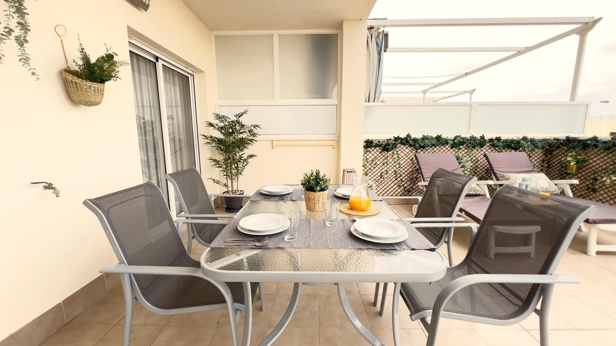 산 하비에르 La Ribera - Terraza, Piscina Y Playa 아파트 외부 사진